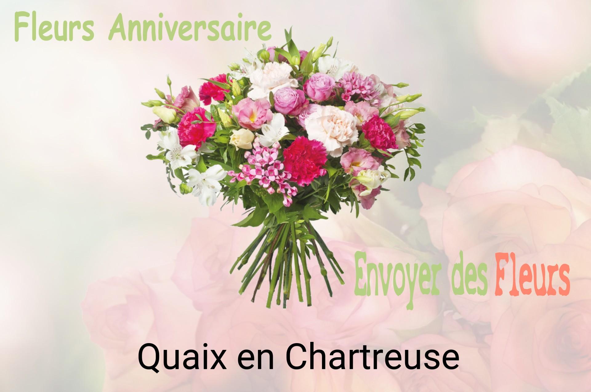 Bouquet de fleurs d’anniversaire livré à Quaix-en-Chartreuse